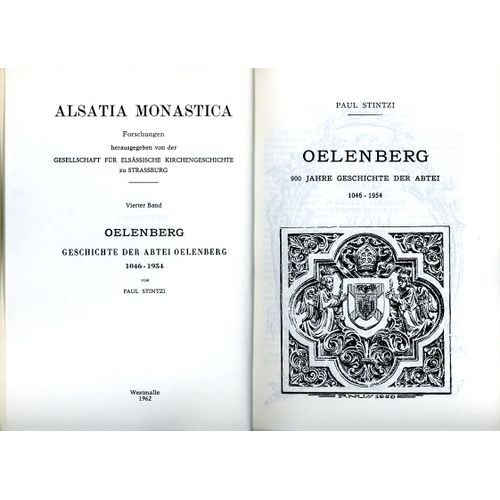 Oelenberg 900 Jahre Geschichte Der Abtei 146-1954
