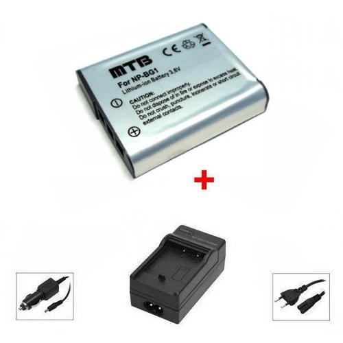 Chargeur + Batterie NP-BG1 pour Sony Cyber-shot DSC- W220, W230, W270, W275, W290