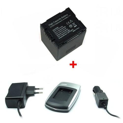 Chargeur + Batterie CGA-DU21 pour Panasonic PV-GS19, GS29, GS31, GS32, GS33, GS35