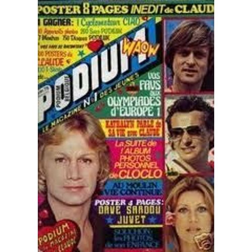Podium N°76  Complet : Claude Francois - Dave - Sardou - Sheila