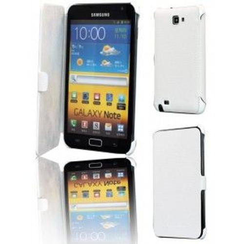 Etui Coque Samsung Blanc Pour Galaxy Note 2 N7100