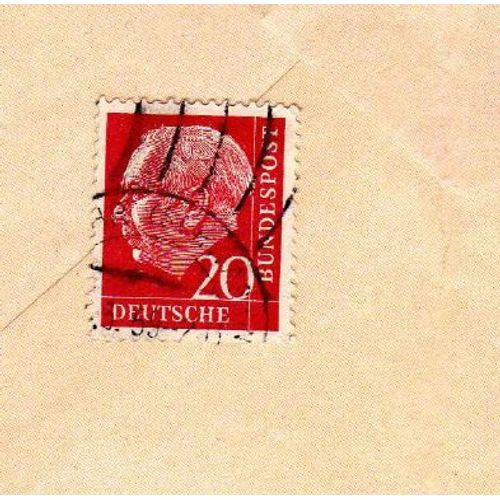 Timbre Allemagne Deutsche Bundespost Theodor Heuss
