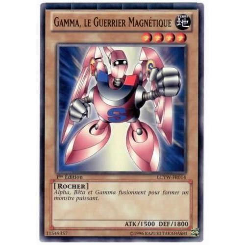 Gamma, Le Guerrier Magnetique - Lcyw-Fr014 - C - Le Monde Yugi ( Collection Legendaire) ! Yu-Gi-Oh