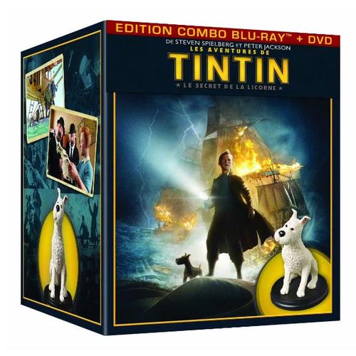 Les Aventures De Tintin : Le Secret De La Licorne - Coffret Collector Édition Limitée (Blu-Ray + Dvd + Statuette Weta Collector De Milou)