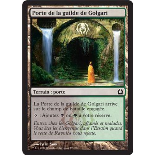 Porte De La Guilde De Golgari - Retour Sur Ravnica - Magic Mtg - C - 239