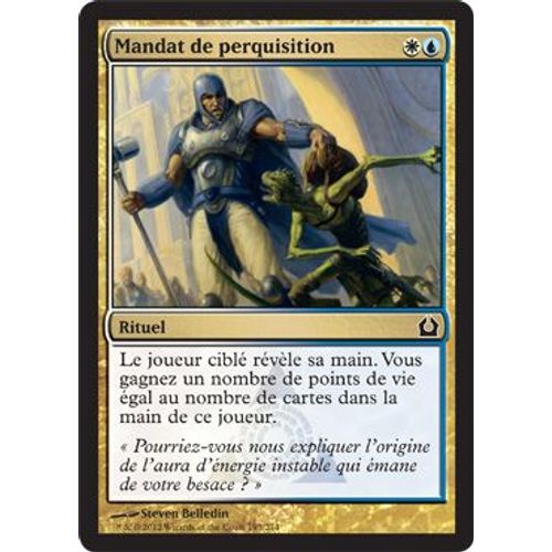 Mandat De Perquisition - Retour Sur Ravnica - Magic Mtg - C - 193