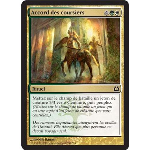 Accord Des Coursiers - Retour Sur Ravnica - Magic Mtg - C - 154