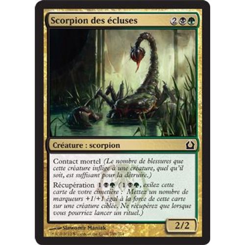 Scorpion Des Écluses - Retour Sur Ravnica - Magic Mtg - C - 198