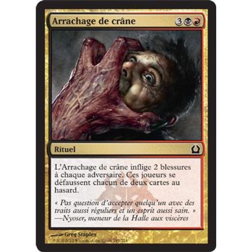 Arrachage De Crâne - Retour Sur Ravnica - Magic Mtg - C - 195