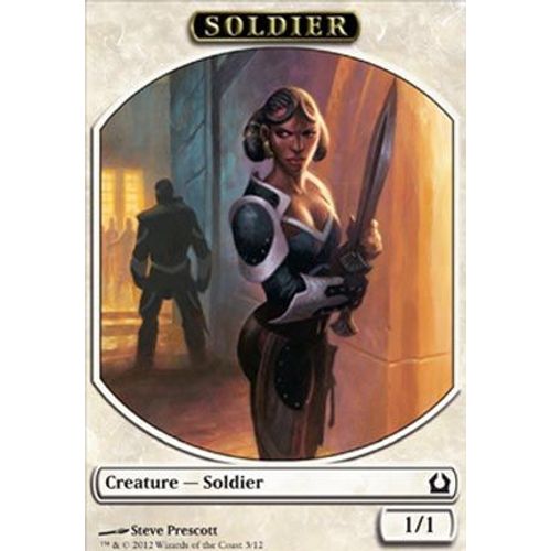 Token / Jeton - Soldat - Retour Sur Ravnica - Magic Mtg - C - 3