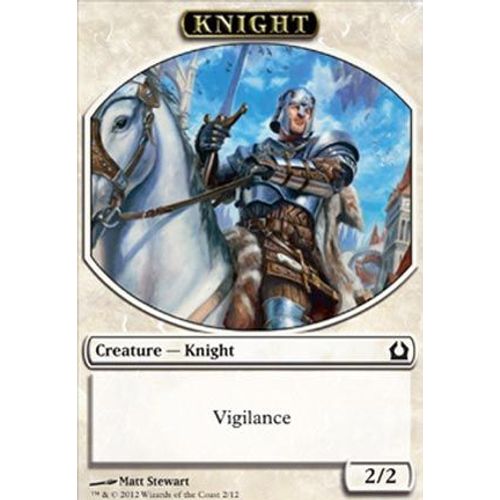 Token/Jeton - Chevalier - Retour Sur Ravnica - Magic Mtg - C - 2