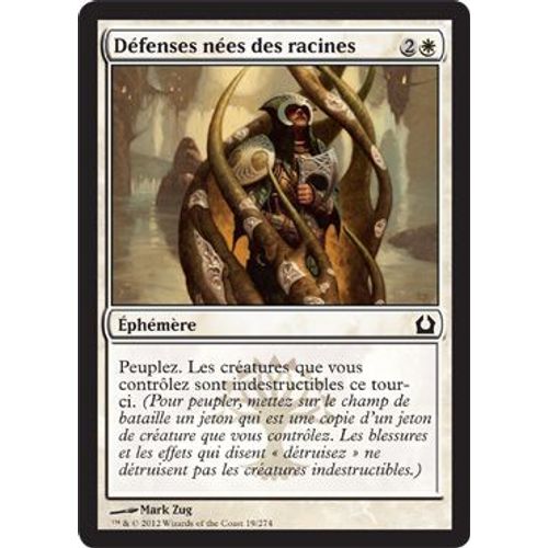 Défenses Nées Des Racines - Retour Sur Ravnica - Magic Mtg - C - 19