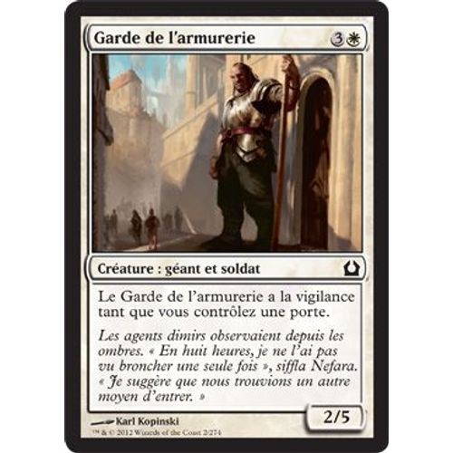 Garde De L'armurerie - Retour Sur Ravnica - Magic Mtg - C - 2
