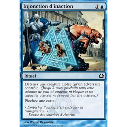 Injonction D'inaction - Retour Sur Ravnica - Magic Mtg - C - 41