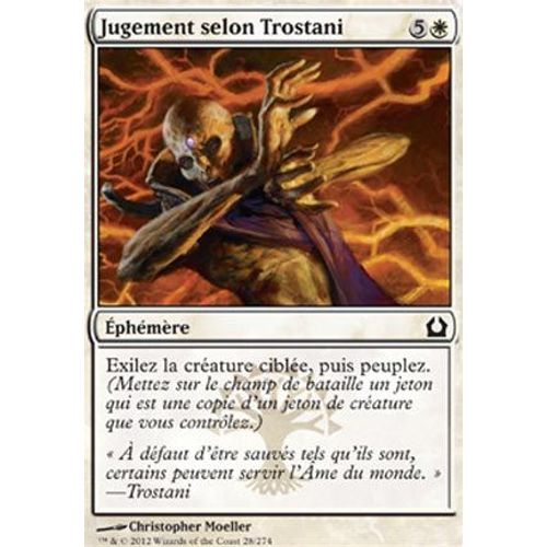 Jugement Selon Trostani - Retour Sur Ravnica - Magic Mtg - C - 28