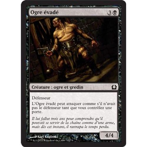 Ogre Évadé - Retour Sur Ravnica - Magic Mtg - C - 72