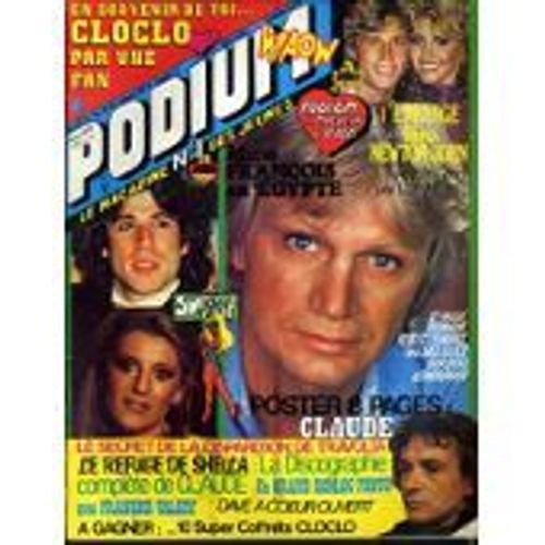 Podium N°85 Complet : Cloclo - Travolta - Sheila - Sardou