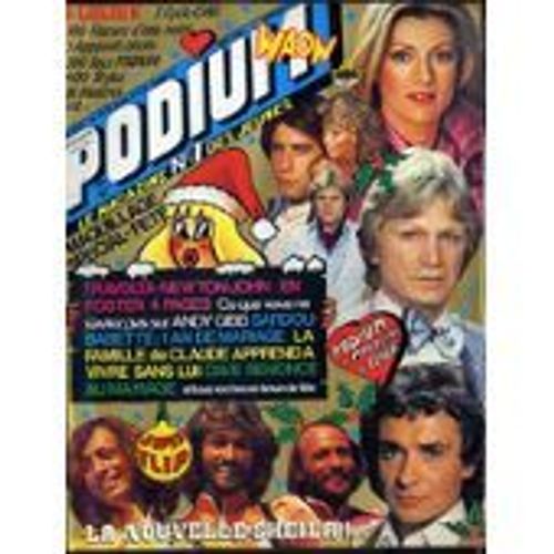 Podium N°83 Complet : Sheila - Claude Francois - Bee Gees - Francois Valery