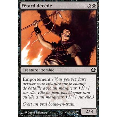 Fêtard Décédé - Retour Sur Ravnica - Magic Mtg - C - 62