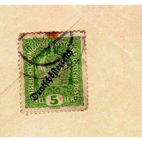 Timbre Autriche Osterreich Couronne