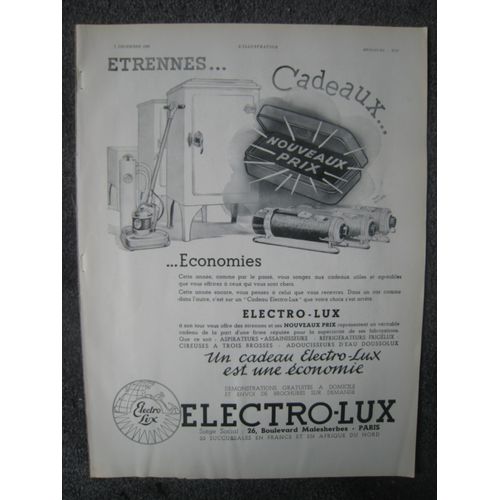 Pub D Epoque Electrolux 1935 De L Illustration