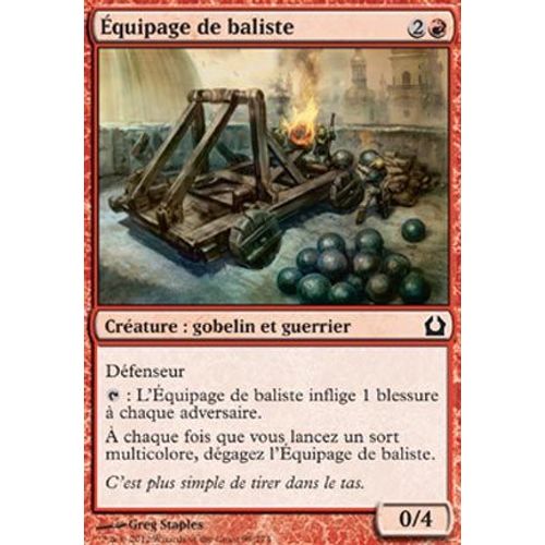 Equipage De Baliste - Retour Sur Ravnica - Magic Mtg - C - 99