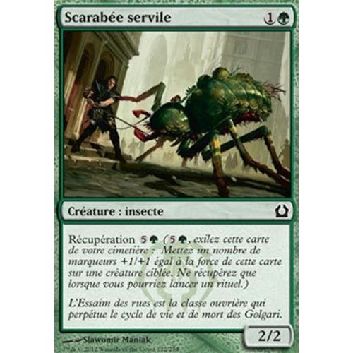 Scarabée Servile - Retour Sur Ravnica - Magic Mtg - C - 122