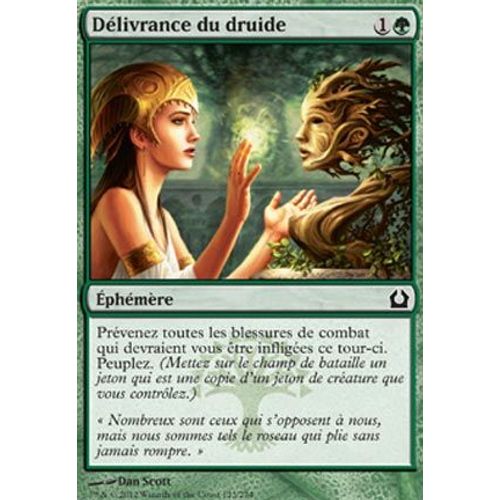 Délivrance Du Druide - Retour Sur Ravnica - Magic Mtg - C - 123