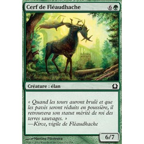 Cerf De Fléaudhache - Retour Sur Ravnica - Magic Mtg - C - 116