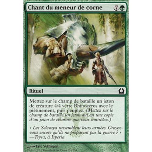 Chant Du Meneur De Corne - Retour Sur Ravnica - Magic Mtg - C - 128