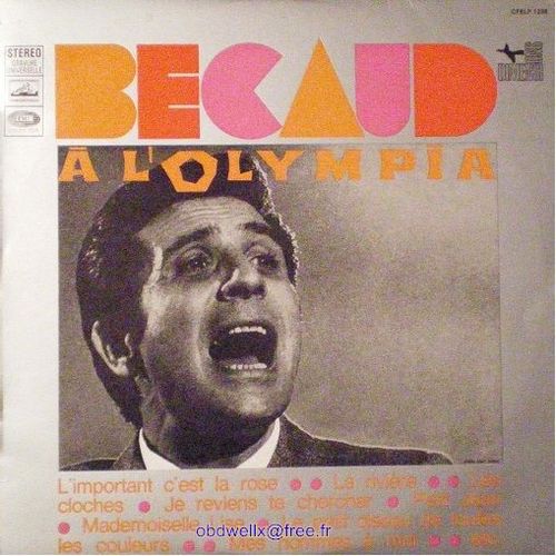 Lp « Bécaud À L'olympia/66 »