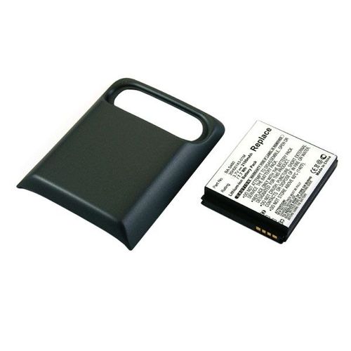 Batterie Htc Hd7  Double Capacitée 2100 Mah Li-Ion 3,7 V  + Capot Arriere Noir Remplace Ba S460, Bd29100, 35h00143-01m Livre Avec Couvercle