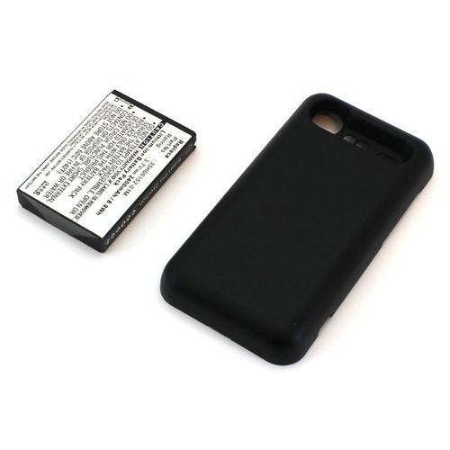 Batterie Htc Incredible S Incredible S S710e Pg32130 S710e  Double Capacitée 2400 Mah Li-Ion 3,7 V  + Capot Arriere Noir Remplace Ba S520, 35h00152-01m, Bg32100  Livre Avec Couvercle