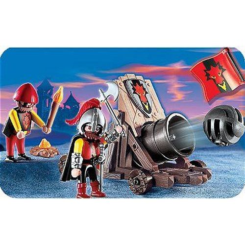 Playmobil Knights 3320 - Gros Canon Et Chevaliers
