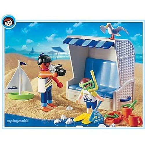 Playmobil Summer Fun 3660 - Maman / Enfant / Banquette De Plage