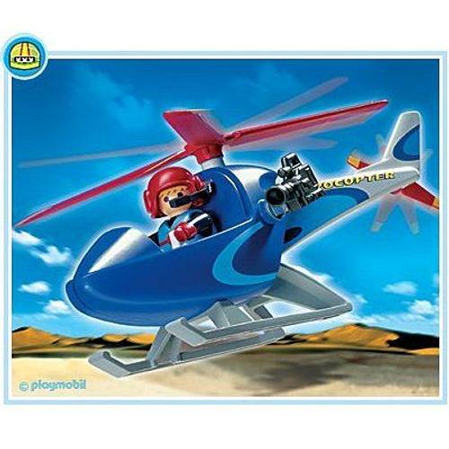 Playmobil 4423 - Journaliste En Hélicoptère