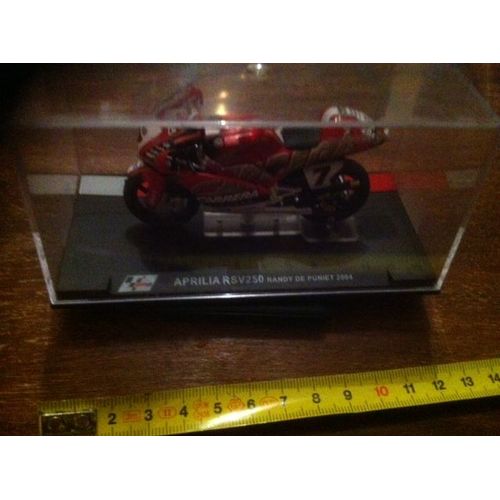 Moto Miniature Aprilia Rsv 250 Randy De Puniet 2004-Altaya