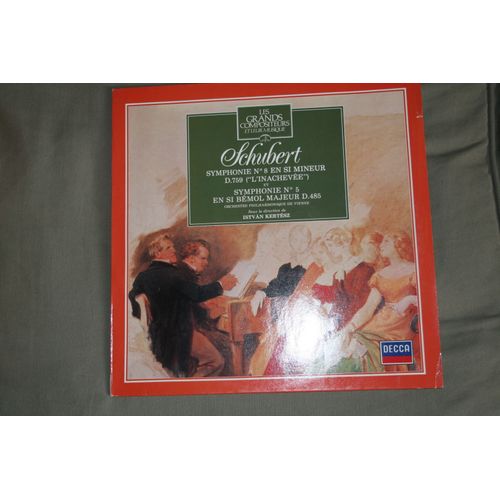 Schubert Les Grands Compositeurs Et Leur Musique Symphonie N°8 En Si Mineur, Symphonie N°5 En Si Bémol Majeur