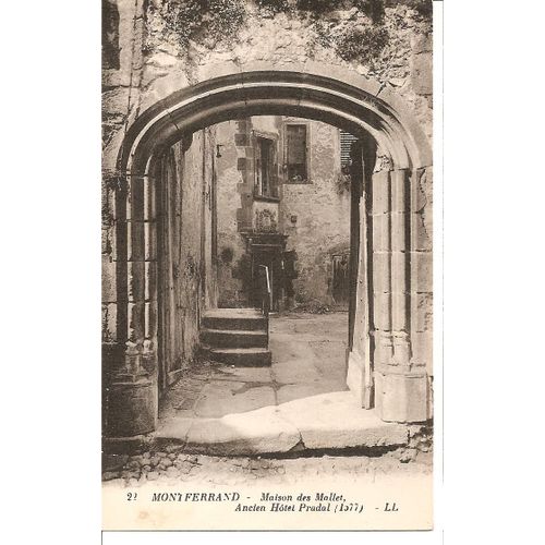 Montferrand - Maison Des Mallet, Ancien Hôtel Pradal (Non Circulée)