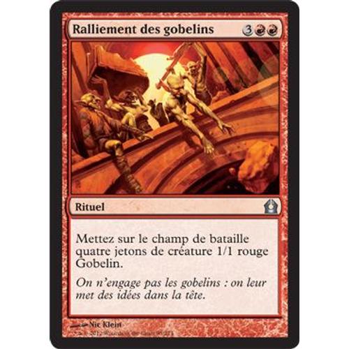 Ralliement Des Gobelins (Goblin Rally) U Vf Mtg Magic Retour Ravnica