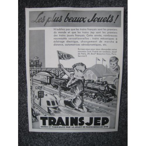 Train Jep    Petite Pub Extaite De L Illustration 1935
