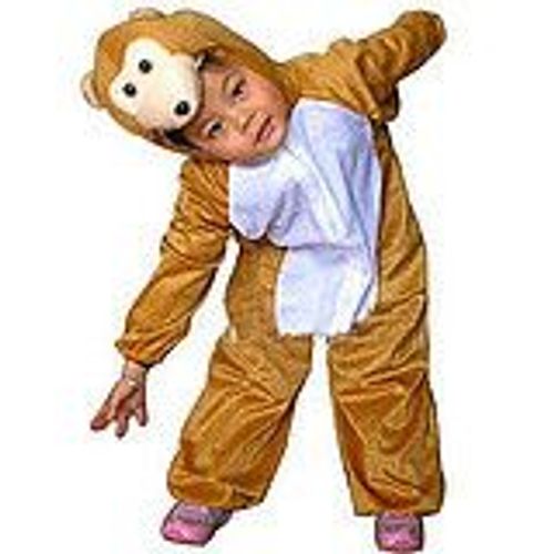 Costume Deguisement Enfant Animal Singe Mignon Combinaison Capuche Fête Halloween Cosplay Animale Animaux Jaune Soirée Festiv Festivalcarnaval