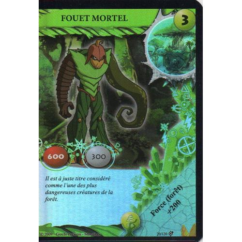 Gormiti Carte Fouet Mortel 20/120 Holo