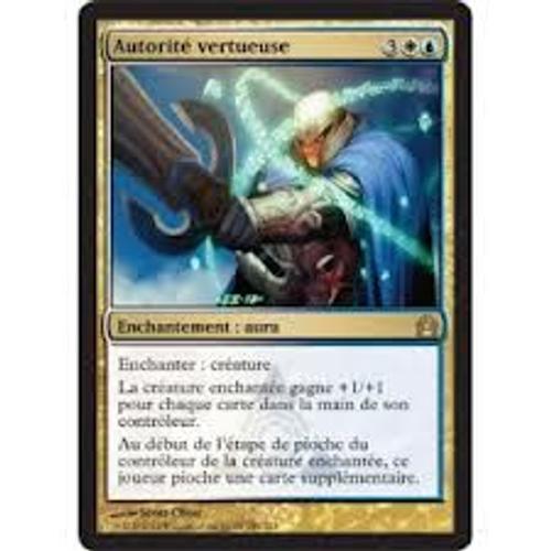 Autorité Vertueuse (Righteous Authority) - Magic Mtg - Retour Sur Ravnica Vf Mint 189 - R