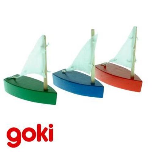 Set 3 Petits Bateaux Voilier Jouet En Bois Enfant 3 Ans +.