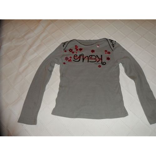 T-Shirt Jersey De Coton Gris Ddp