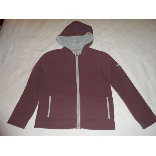 Veste À Capuche Laine Polaire Violine Décathlon