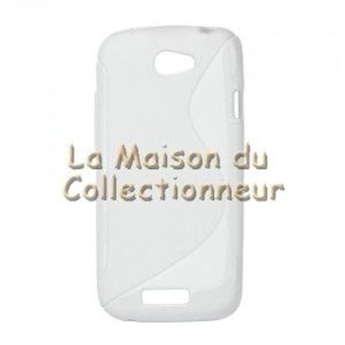 Housse / Etui Minigel X-Line Blanc Pour Htc One S
