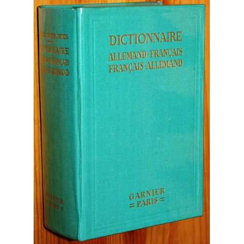 Dictionnaire Allemand-Français / Français-Allemand