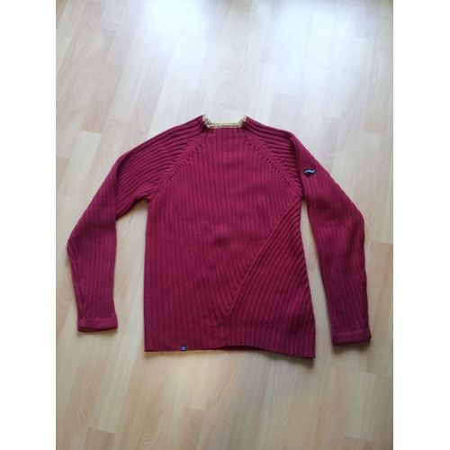 Pull Rip Curl Rouge Mailles Cotes Taille 38
